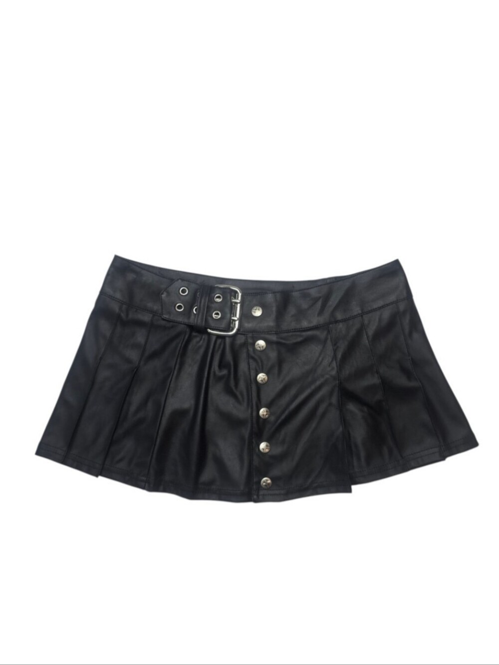 VTG Fetish by Lip Service PVC Pleated Micro Mini Skirt Medium